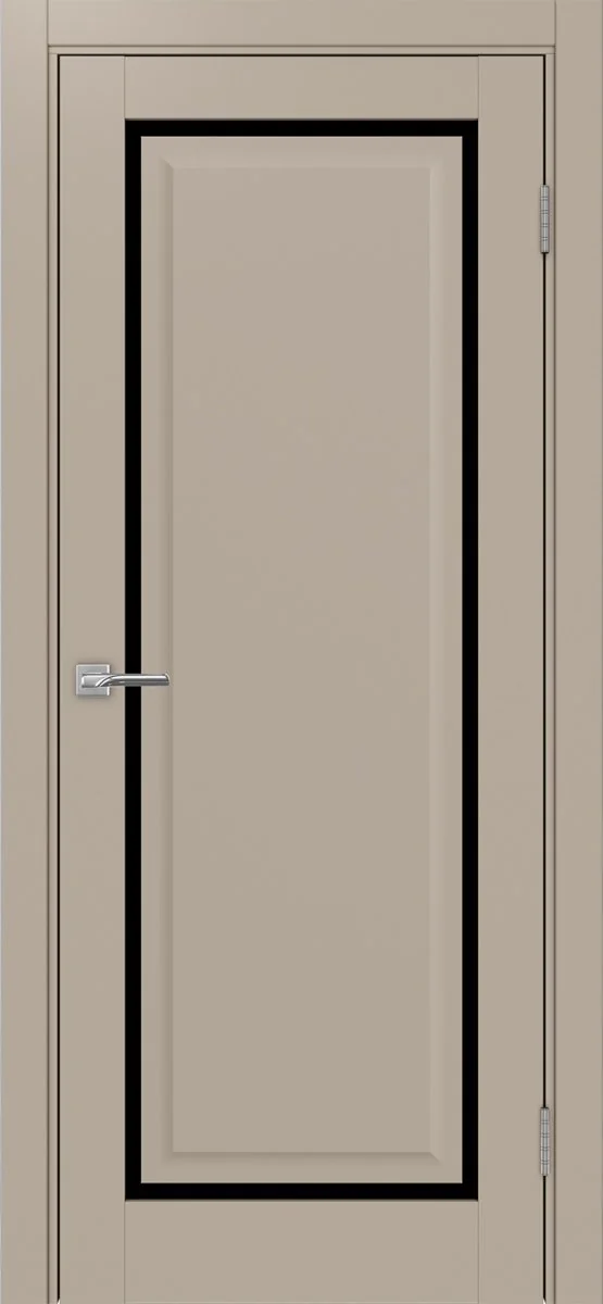 Дверь межкомнатная Тоскана 601С.21 - мокко, черное lacobel