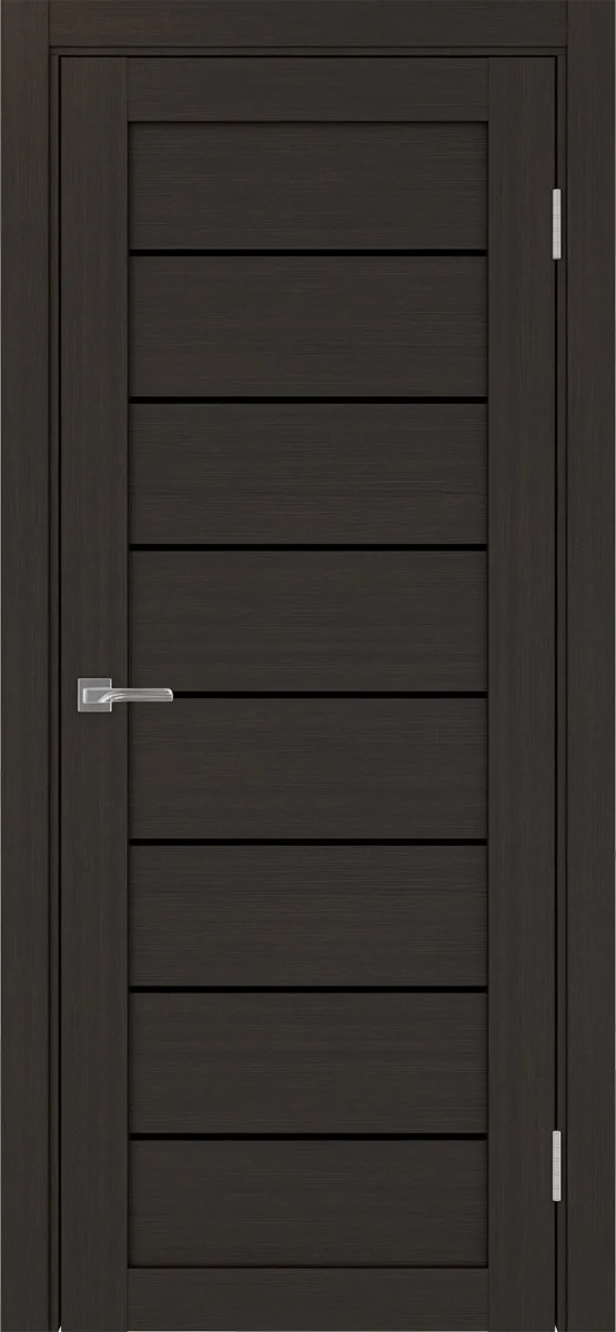 Дверь межкомнатная Турин 508.12 - венге, черное lacobel