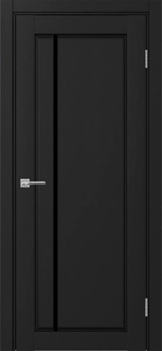 Дверь межкомнатная Сицилия 711.12 - антрацит, черное lacobel