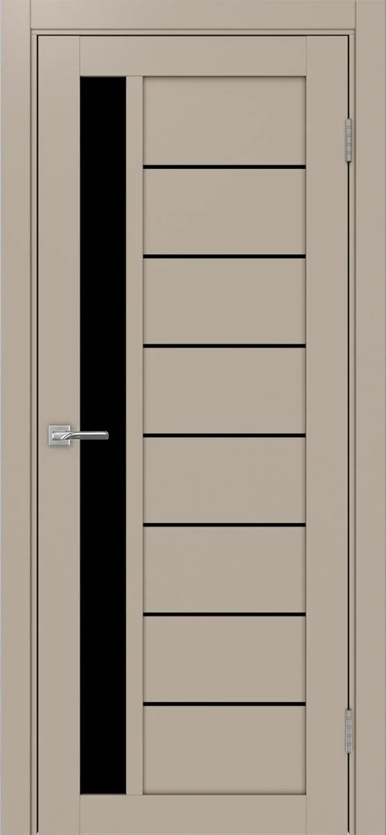 Дверь межкомнатная Турин 554.21 - мокко, черное lacobel