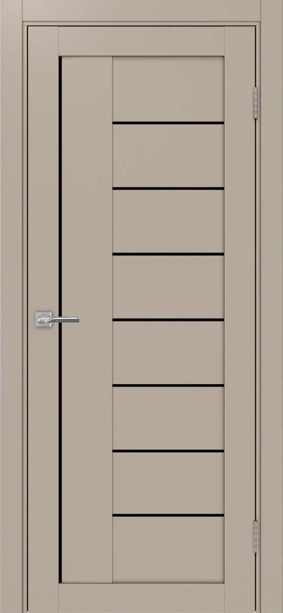 Дверь межкомнатная Турин 524.21 - мокко, черное lacobel