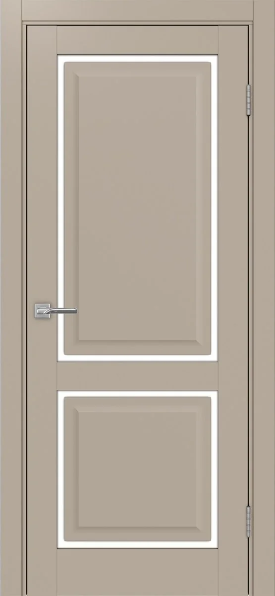 Дверь межкомнатная Тоскана 602С.2121 - мокко, белое lacobel