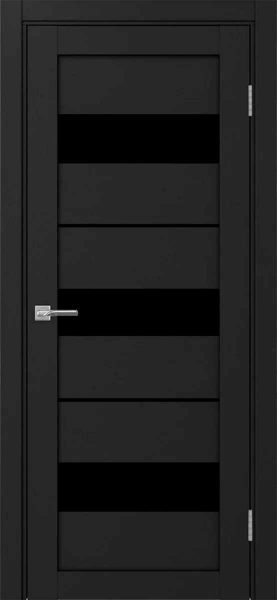 Дверь межкомнатная Турин 526.122 - антрацит, черное lacobel