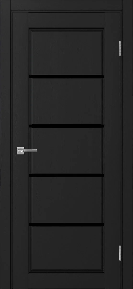 Дверь межкомнатная Сицилия 710.12 - антрацит, черное lacobel