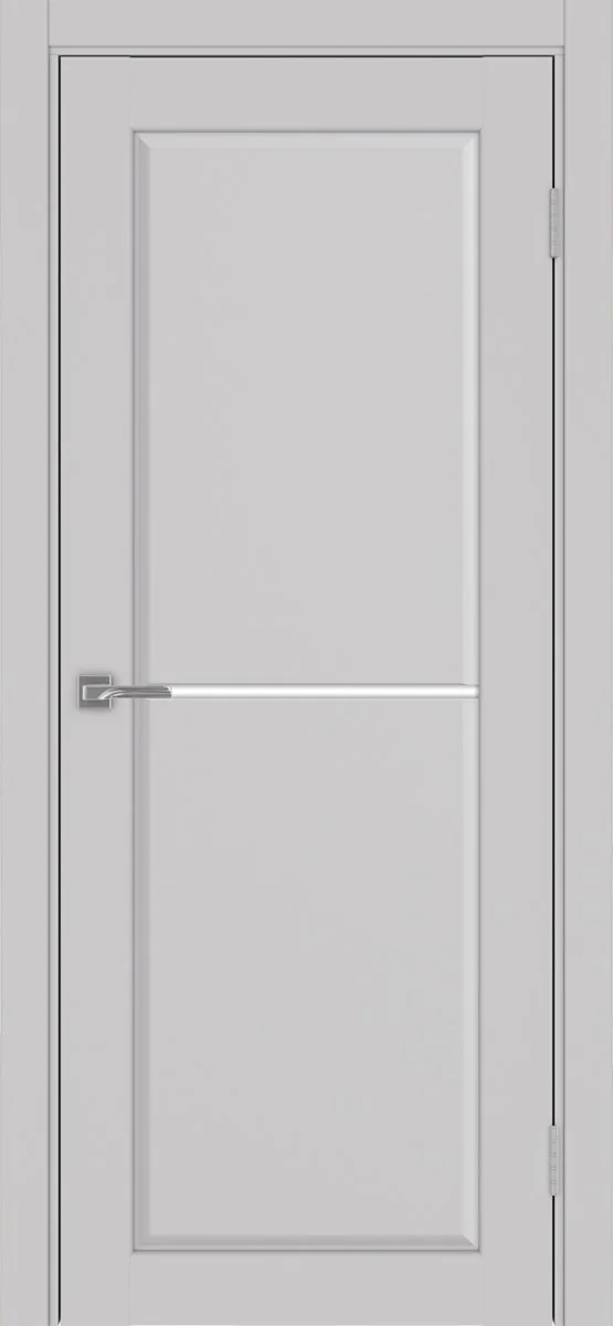Дверь межкомнатная Сицилия 712.12 - пепельный, белое lacobel