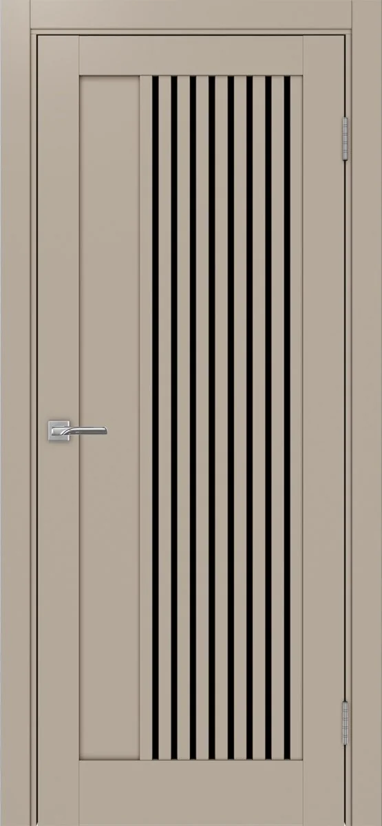 Дверь межкомнатная Турин 544.12 - мокко, черное lacobel