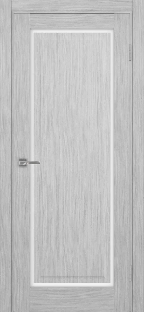Дверь межкомнатная Тоскана 601С.21 - дуб серый, белое lacobel