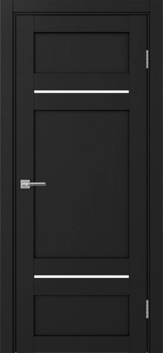 Дверь межкомнатная Турин 532.12121 - антрацит, белое lacobel