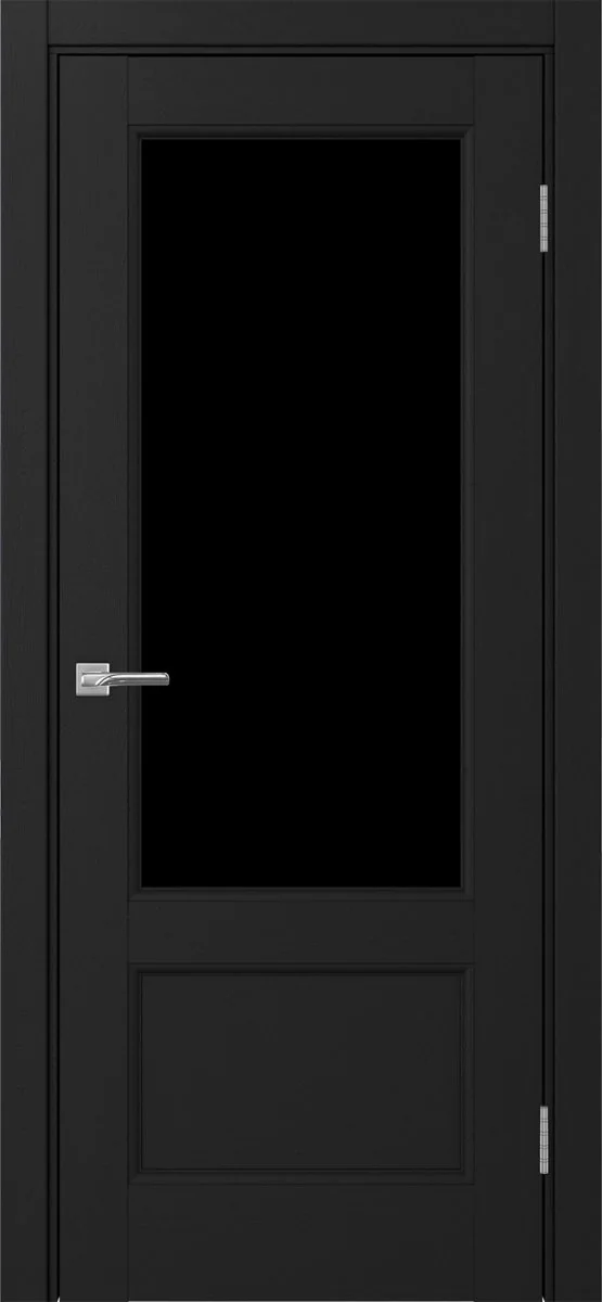 Дверь межкомнатная Турин Neo 540ПФ.21 - антрацит, черное lacobel