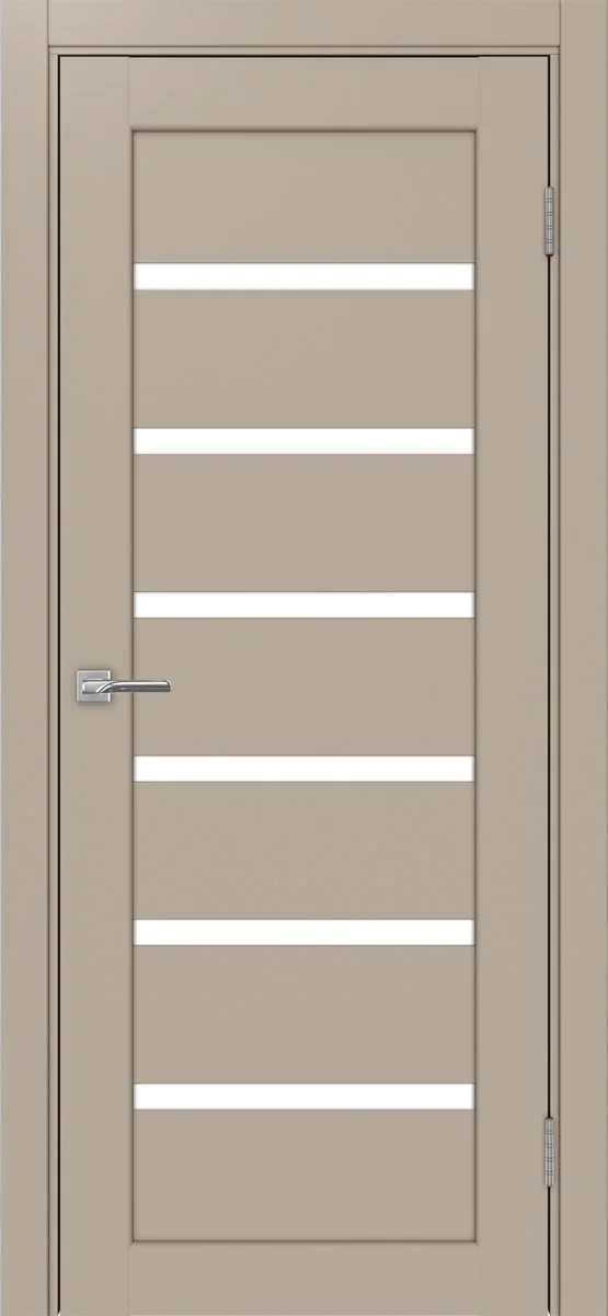 Дверь межкомнатная Парма 407.12 - мокко, белое lacobel