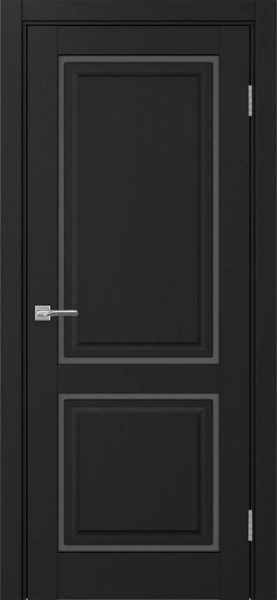 Дверь межкомнатная Тоскана 602С.2121 - антрацит, графит матовое