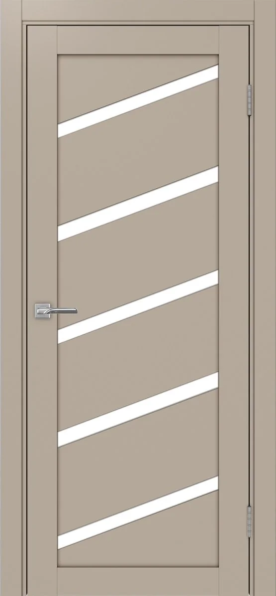 Дверь межкомнатная Турин 506У.112 - мокко, белое lacobel