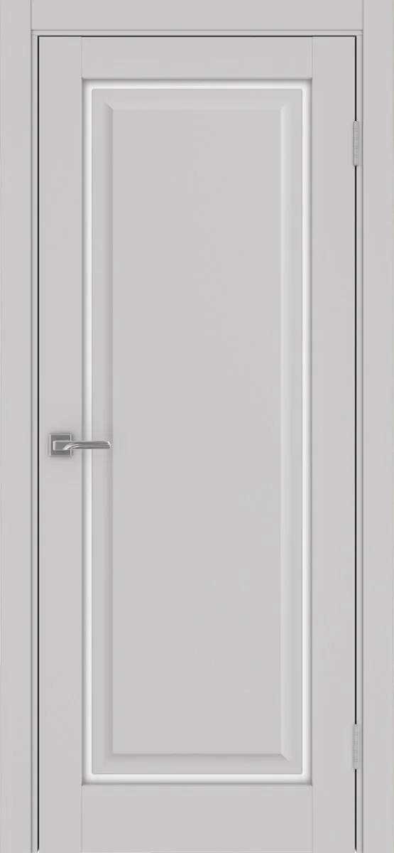 Дверь межкомнатная Тоскана 601С.21 - пепельный, белое lacobel