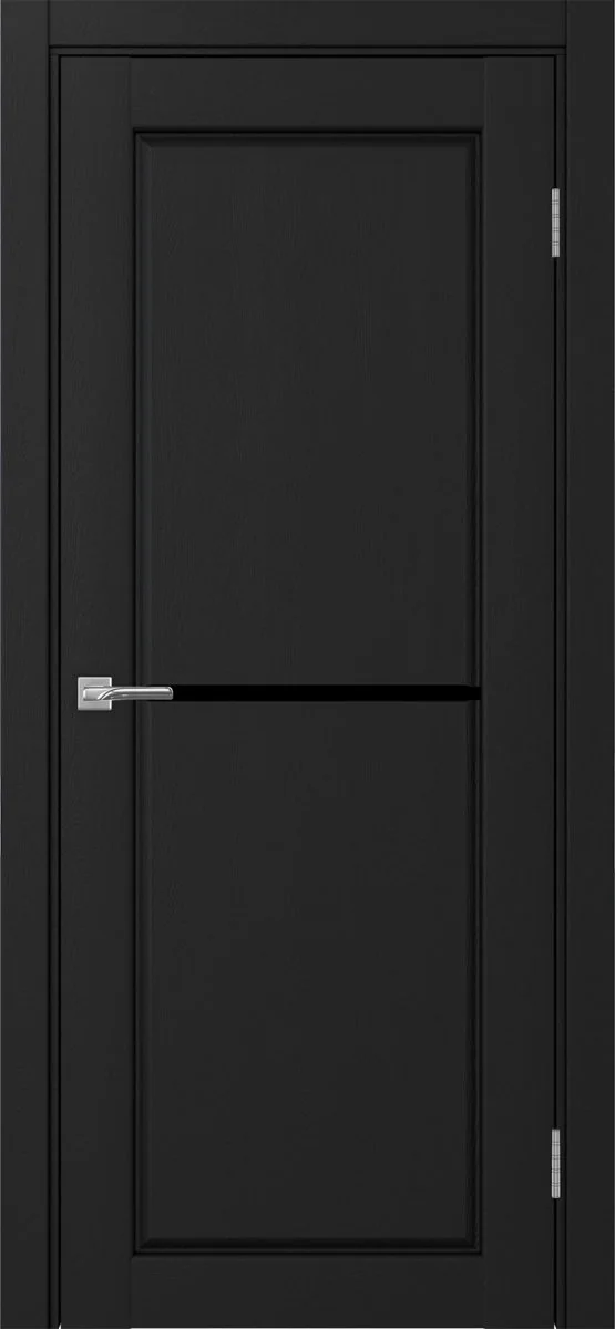 Дверь межкомнатная Сицилия 712.12 - антрацит, черное lacobel