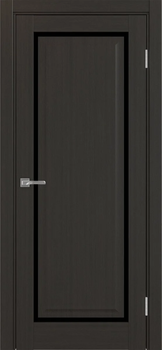 Дверь межкомнатная Тоскана 601С.21 - венге, черное lacobel