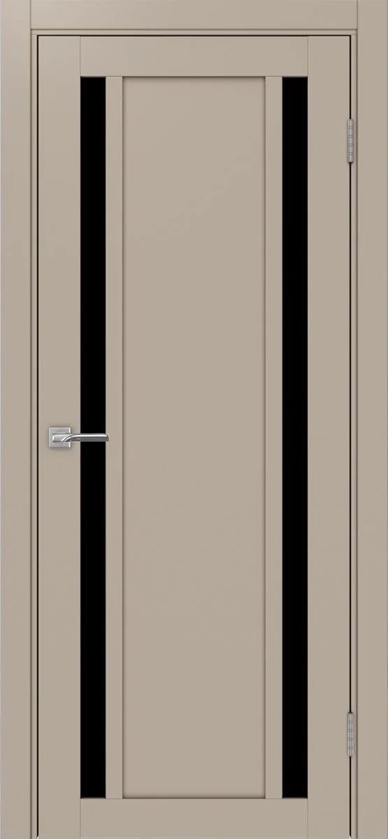 Дверь межкомнатная Турин 522.212 - мокко, черное lacobel