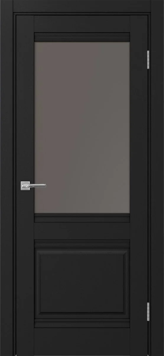 Дверь межкомнатная Тоскана 602U.21 - антрацит, бронза матовое