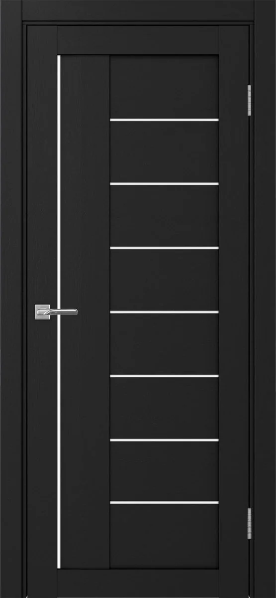 Дверь межкомнатная Турин 524.21 - антрацит, белое lacobel