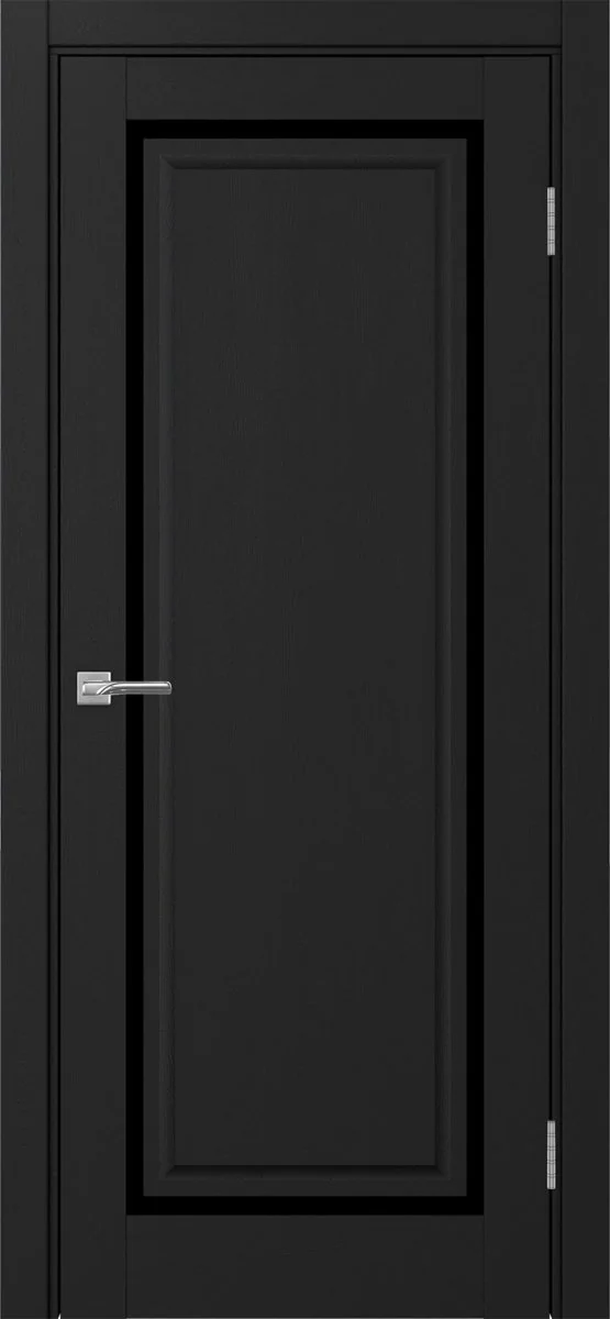 Дверь межкомнатная Тоскана 601С.21 - антрацит, черное lacobel