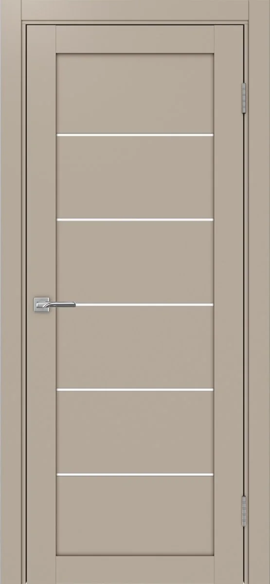 Дверь межкомнатная Турин 506.12 - мокко, белое lacobel