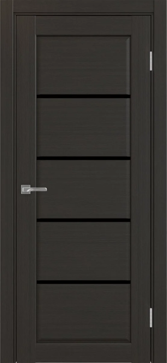 Дверь межкомнатная Сицилия 710.12 - венге, черное lacobel