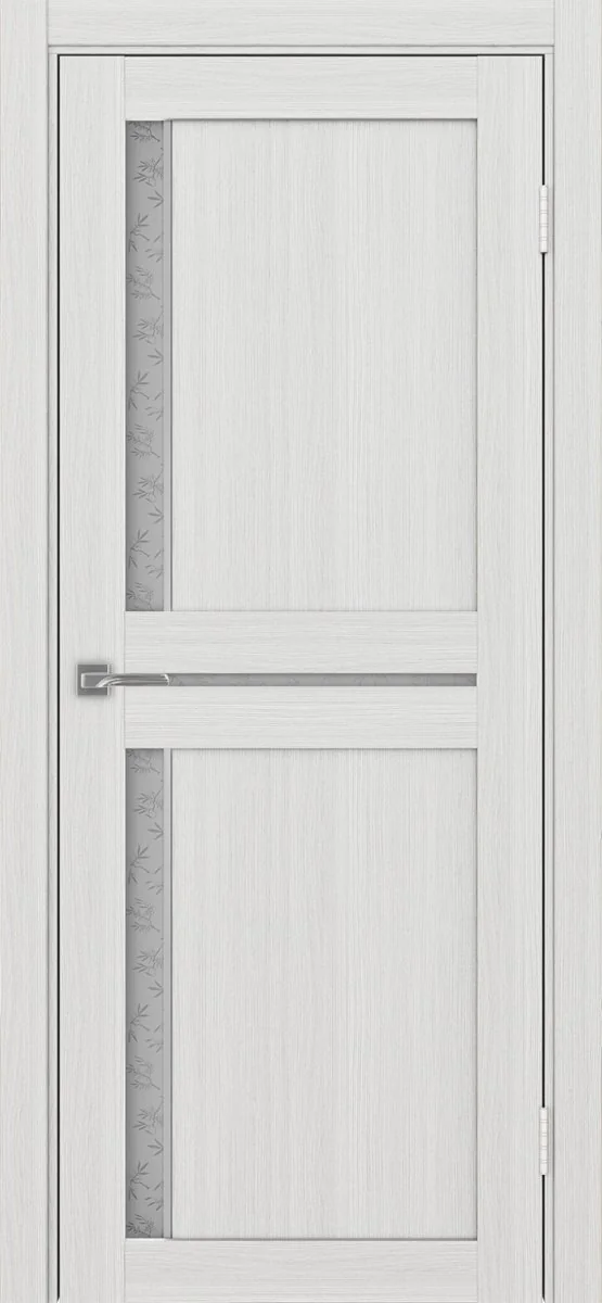 Дверь межкомнатная Турин 523АПС.221 - ясень серебристый, дали, алюм.хром