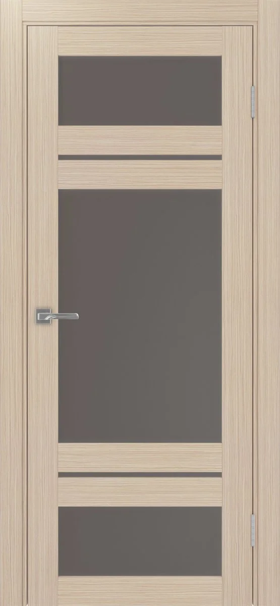 Дверь межкомнатная Турин 532.22222 - дуб беленый, бронза матовое