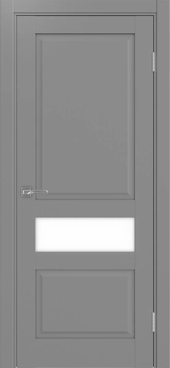 Дверь межкомнатная Тоскана 631.121 - серый, белое lacobel