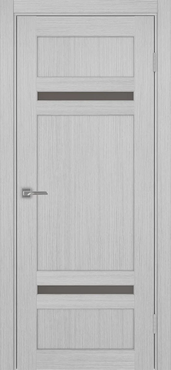 Дверь межкомнатная Парма 422.12121 - дуб серый, бронза матовое