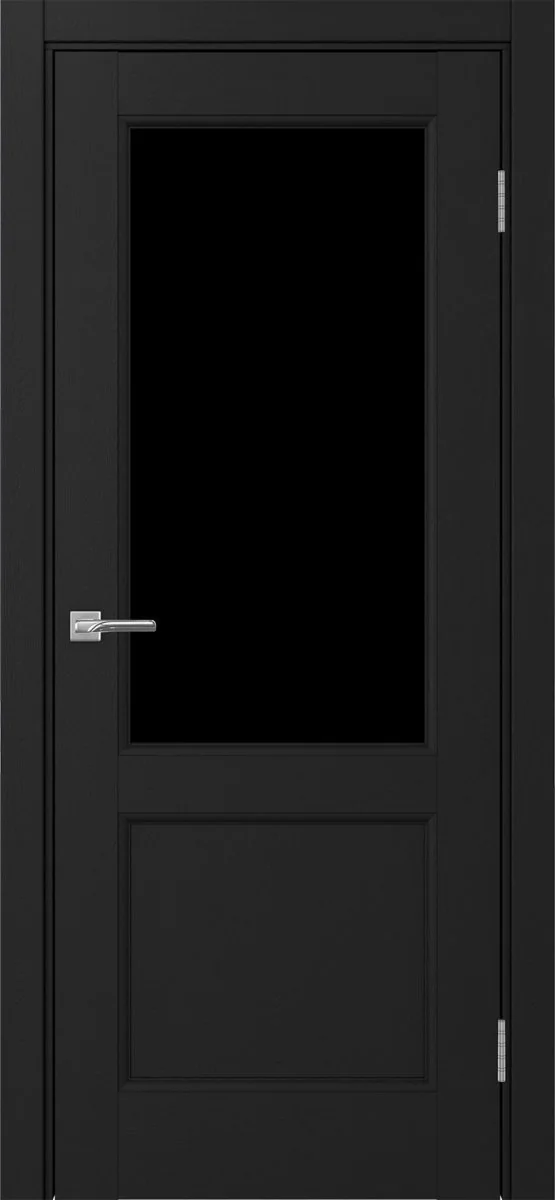 Дверь межкомнатная Турин Neo 502.21 - антрацит, черное lacobel