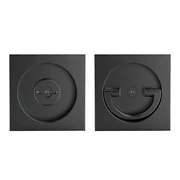 Ручка поворотная для раздвижных дверей SH.QUADRO55.BK8 BL-26 черный, фото 1