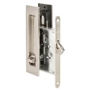 Защелка с ручками для раздвижных дверей SH.SLQ152.011 (Soft LINE SLQ-011) SN матовый никель, фото 1