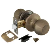 Ручка защелка DK672 AB-PS (6072 AB-P) (без фик.) бронза, фото 1