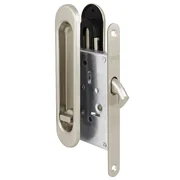 Soft LINE Защелка с ручками для раздвижных дверей SH.SL152.KIT011-BK (Soft LINE SL-011) — матовый никель