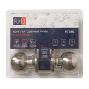 Ручка защелка DK672/BL CP-BK (фик.) хром, фото 1