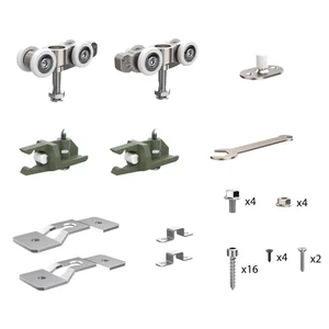 Комплект для раздвижных профильных дверей SLD.Comfort-PRO.SET1.PROF rollers/80
