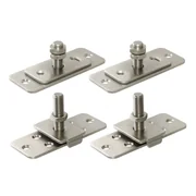 Комплект монтажных пластин SLD.Comfort-PRO/telescope.static door plates, фото 1