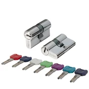 Цилиндровый механизм MaxPro7000Key 52mm (21+10+21) SSC сатинированный хром 7key, фото 1