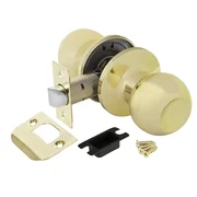 Ручка защелка DK682 PB-PS (6082 PB-P) (без фик.) золото, фото 1