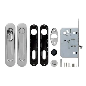 Набор для раздвижных дверей SH.LD152.KIT011-BK (SH011-BK) СP-8 хром