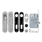 Набор для раздвижных дверей SH.LD152.KIT011-BK (SH011-BK) СP-8 хром, фото 4