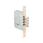 Замок врезной крестообразный 189/4MF (52 mm) (латунь), 5 кл., фото 1