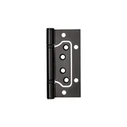 Петля универсальная без врезки IN4000W BL (100/P-2B 100x2,3) черный, фото 4