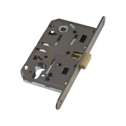 Корпус замка магнит. под цил. MEDIANA POLARIS B06103.50.12.567 с отв. планк B02402.05 (ант бр), фото 3