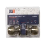 Ручка защелка DK672/BL AB-BK (фик.) бронза, фото 1
