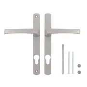 Ручка на планке HANDLE.85.25.67-75 RAL 9006 серый, фото 4
