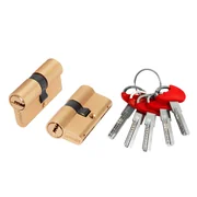 Цилиндровый механизм (D-PRO500/60) D-PRO5000Key60(25+10+25) SSG-39 сатинированное золото 5Key, фото 1