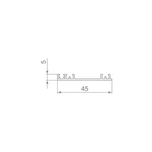 Карниз вертикальный SLD.Scope 5/45/3200 rail BL (3,2 м)