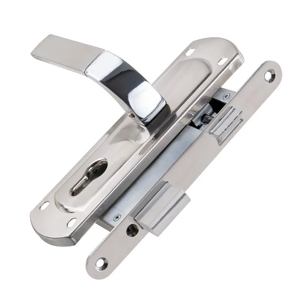 Корпус замка с ручкой LOCKSET25.ORION.5558-1 (KIT P25 5558 ORION) SN/CP матовый никель/хром