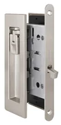 Защелка с ручками для раздвижных дверей SH.URB153.KIT011-BK (SH011 URB) SN-3 матовый никель, фото 1
